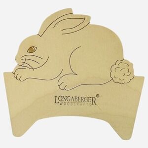Longaberger Woodcrafts Cut-Out Easter Bunny One-Piece Divider 5" x 4"